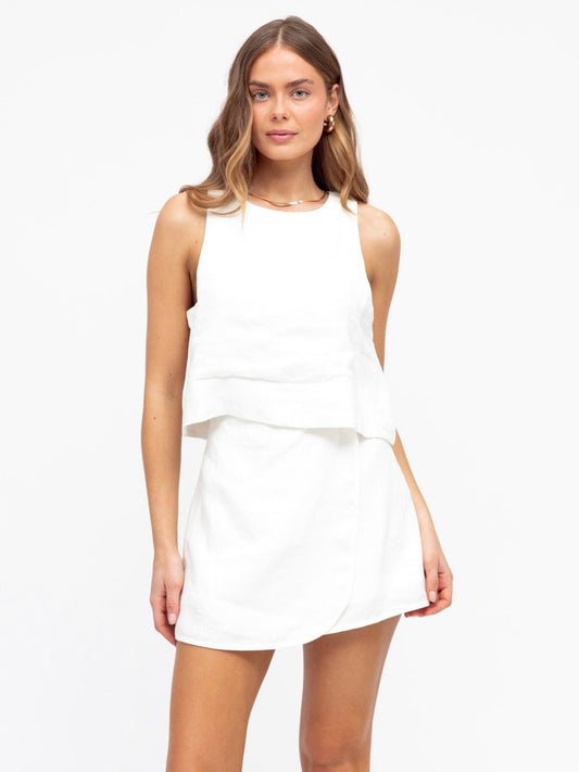 The Willow Top - White