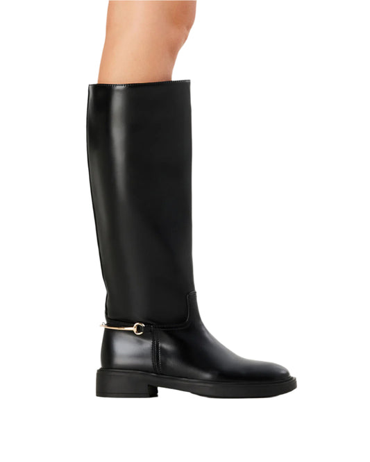 Xoel Boots in Black Shine - Billini
