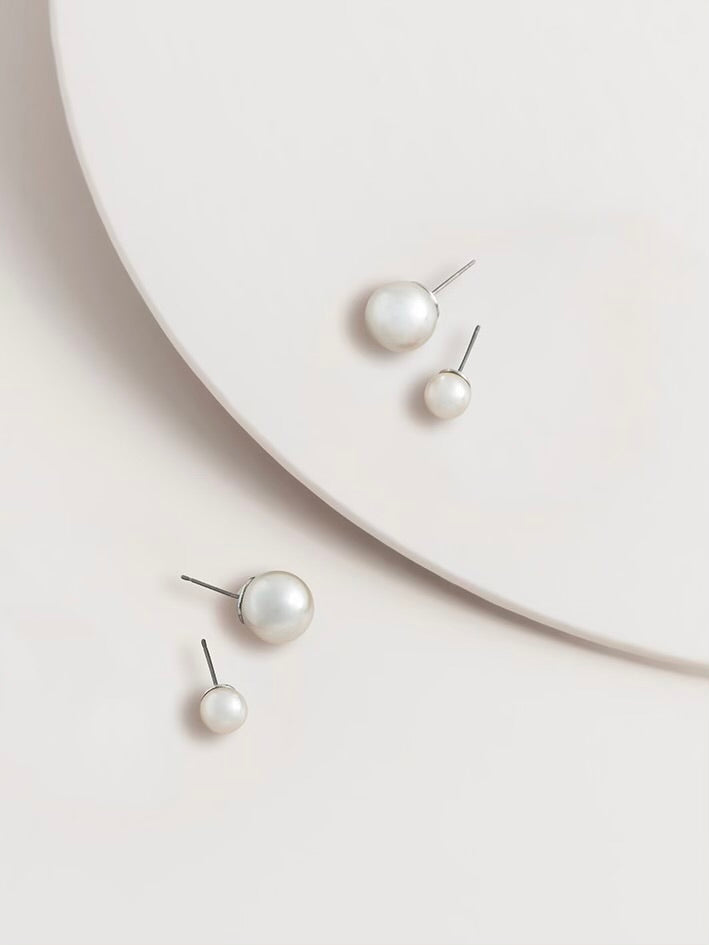The Perla Stud Earring Set