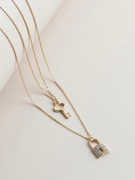 The Paris Lock and Key Necklace