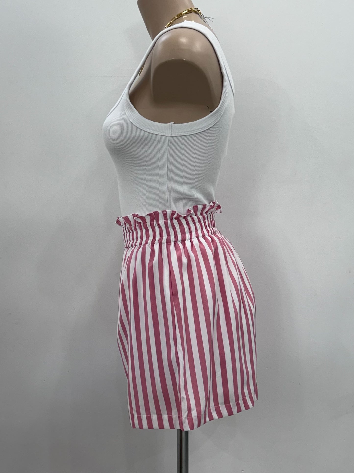 The Bree Shorts - Pink Stripe