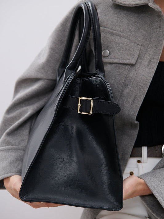 The Clemence Tote  Bag - Black