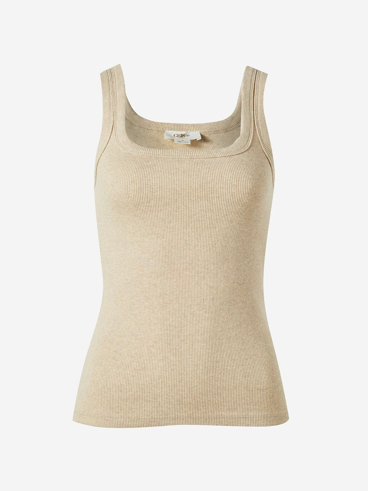 Contour Rib Tank - Oatmeal