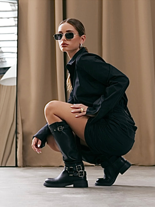 Kaylen Boots in Black  - Billini
