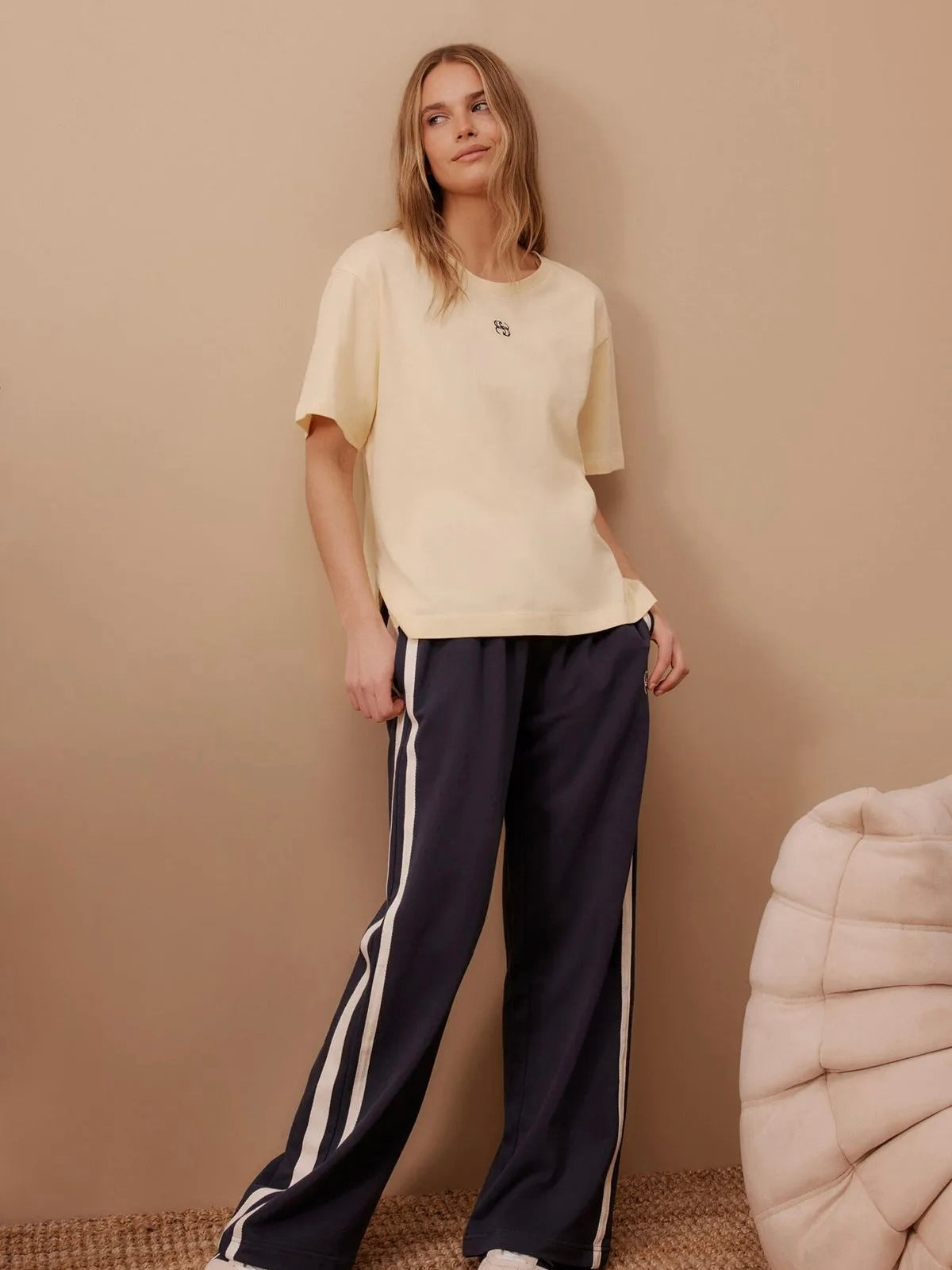 Stevie Slouchy Tee - Sunny Yellow