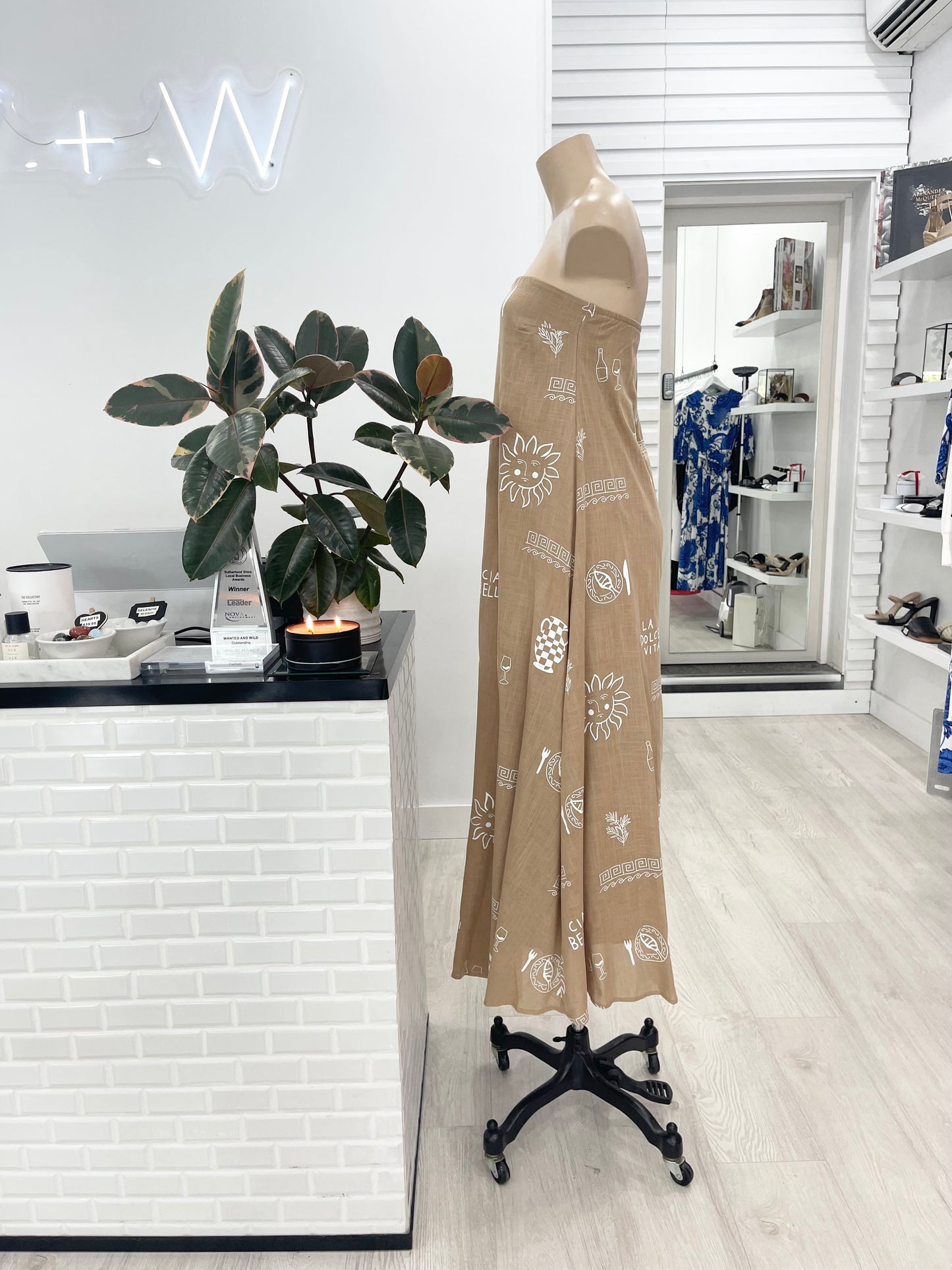 The La Dolce Vita Dress - Taupe
