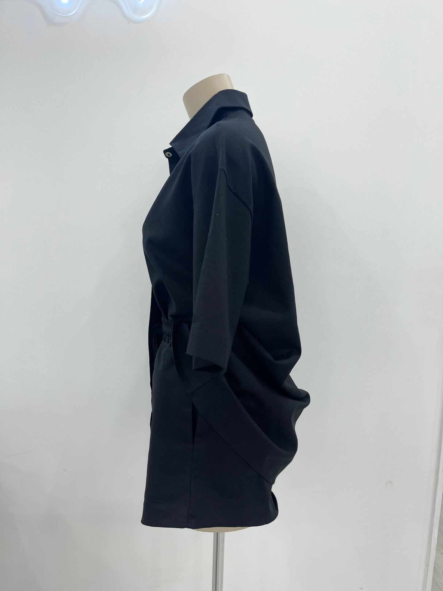 The Luca Shirt and Shorts Set - Black