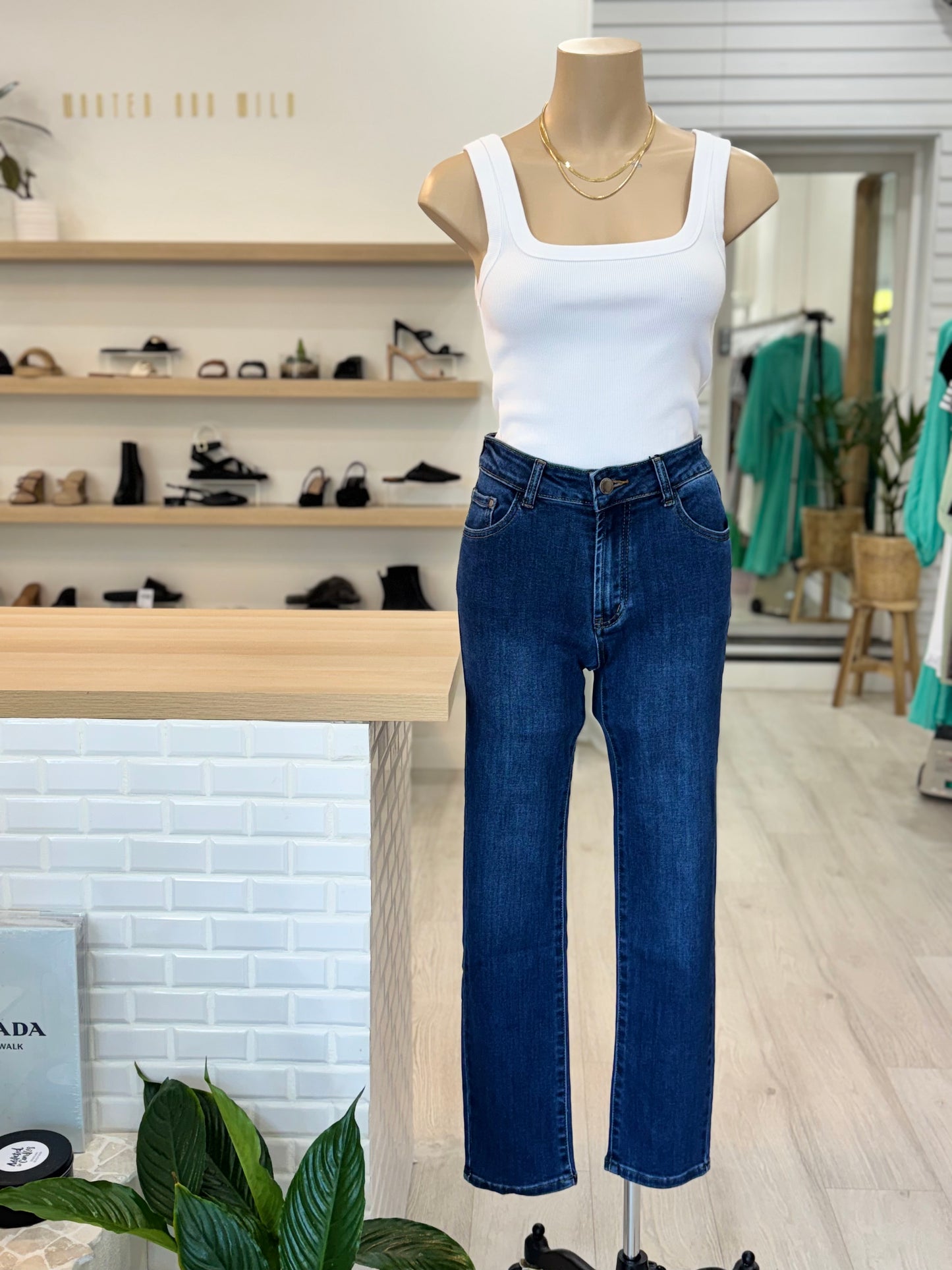 The Elyse Jeans - Dark Denim