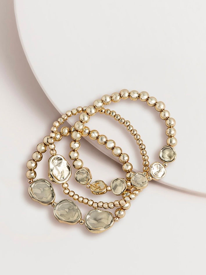 Goldie Stretch Bracelet Set