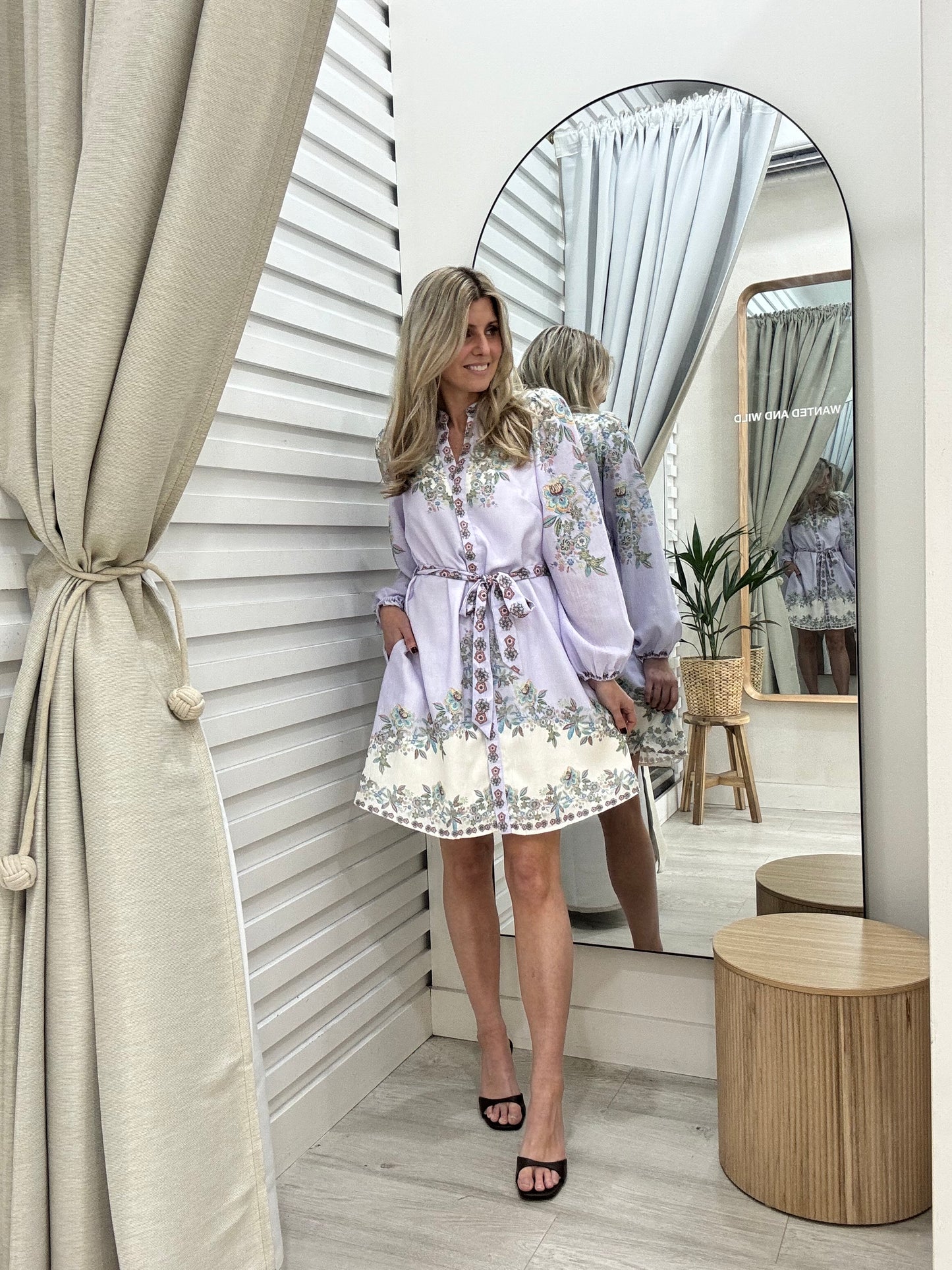 The Bluebell Dress - Lilac Floral