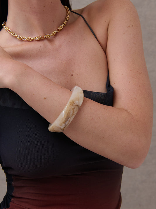 The Angular Cuff Bangle - Multi