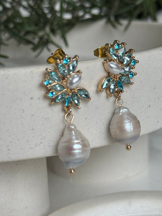 Mabel Pearl Drop Earrings