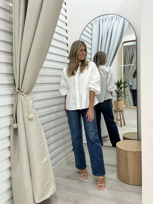 The Collette Shirt - White