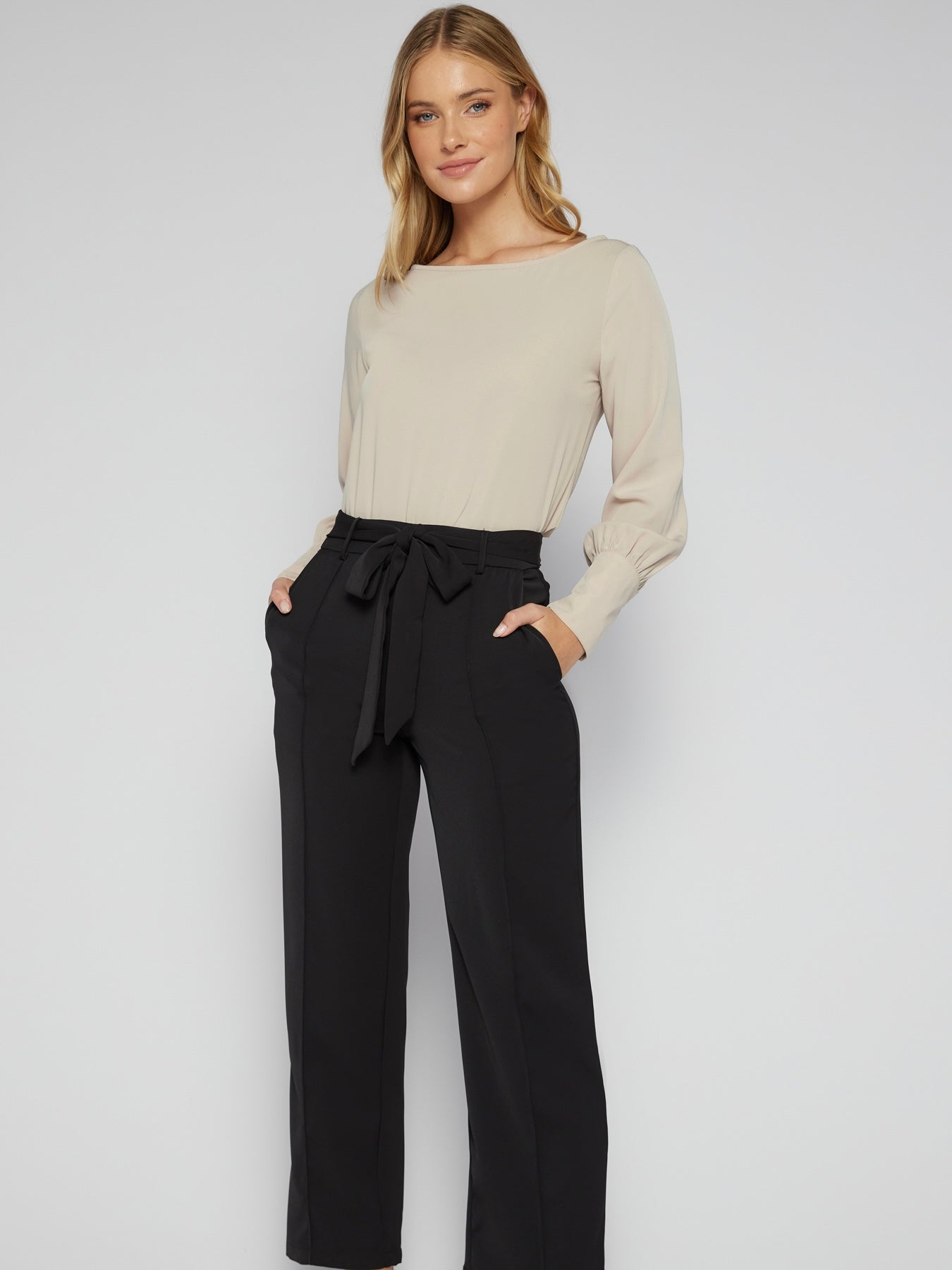 The Lacey Blouse - Beige