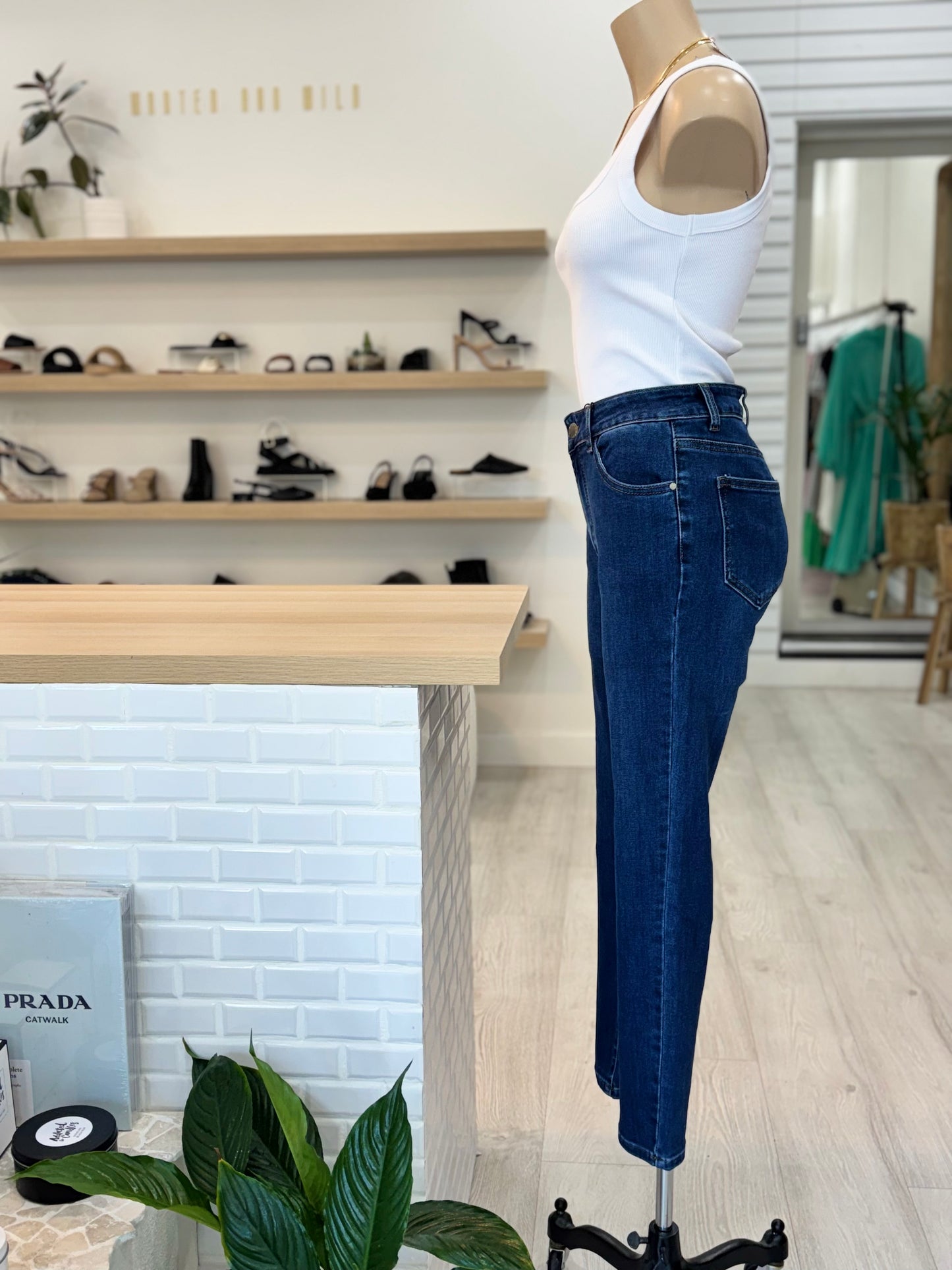 The Elyse Jeans - Dark Denim