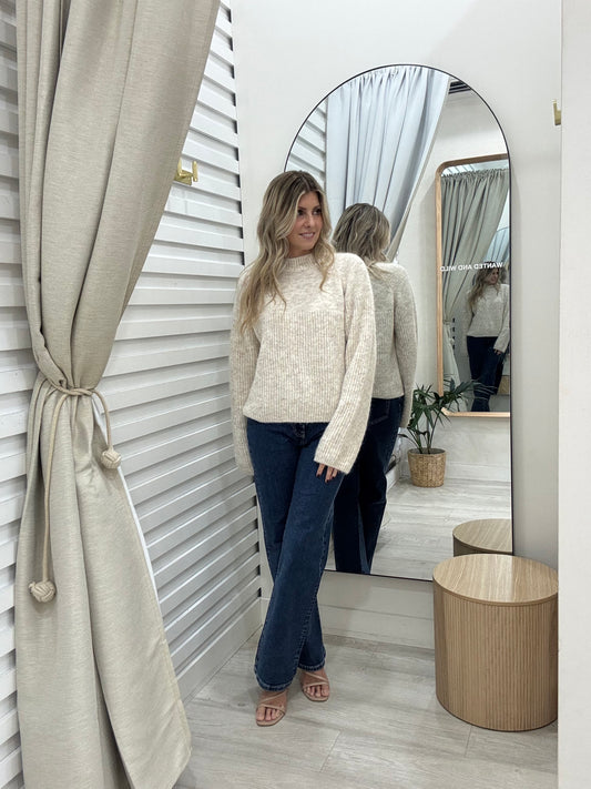 The Paloma Knit Jumper - Beige