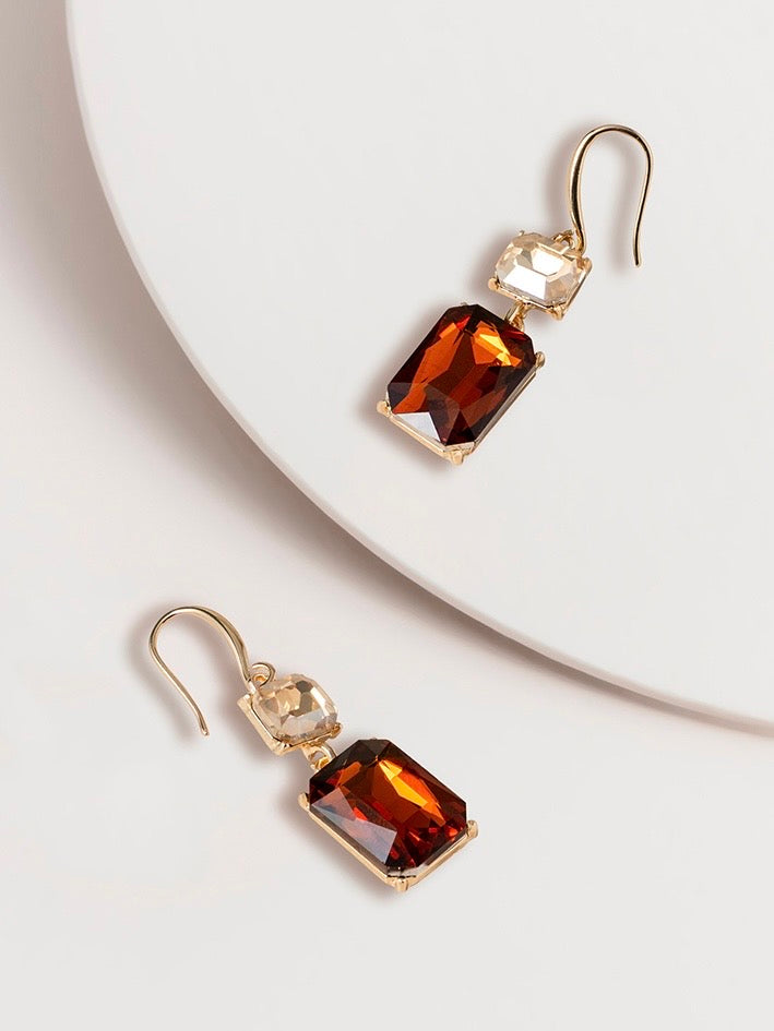 Hannah Gem Hook Earrings
