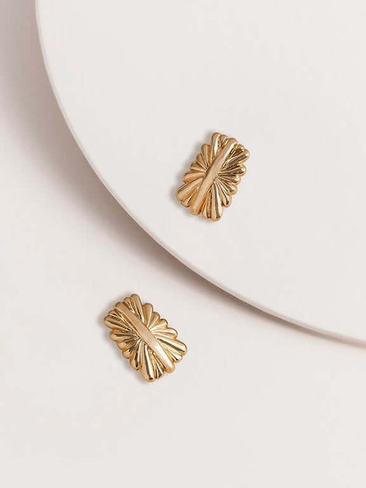 Florence Rectangle Post Earrings