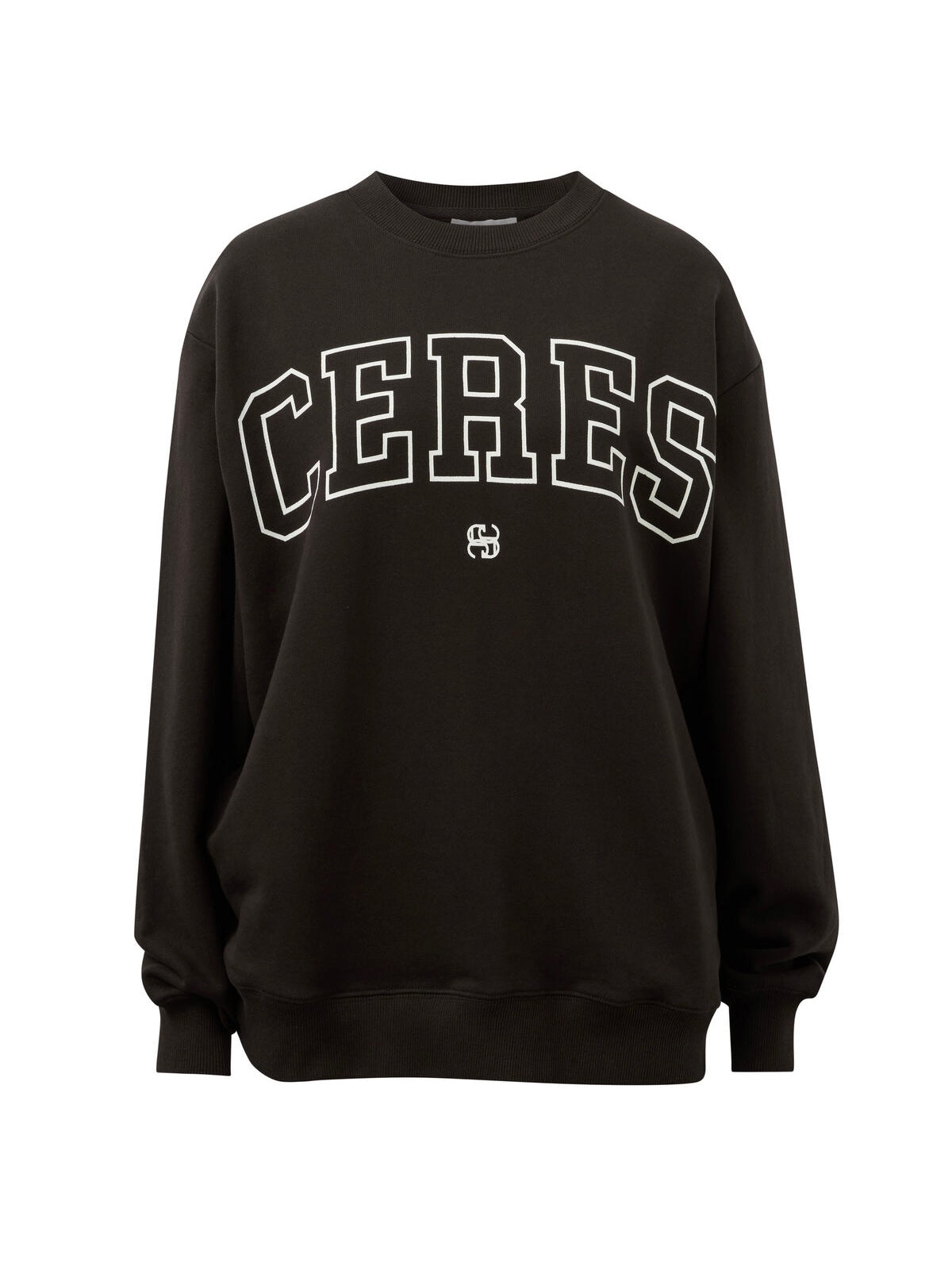 The Isla Ceres Logo Jumper - vintage black