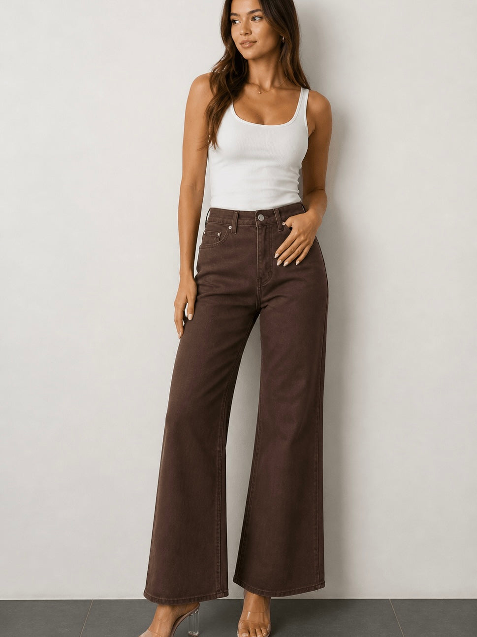 Hendrix Denim Jeans | Chocolate