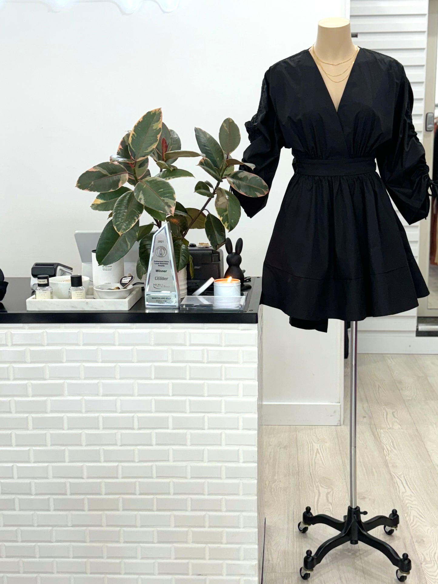 The Helen Mini Dress - Black