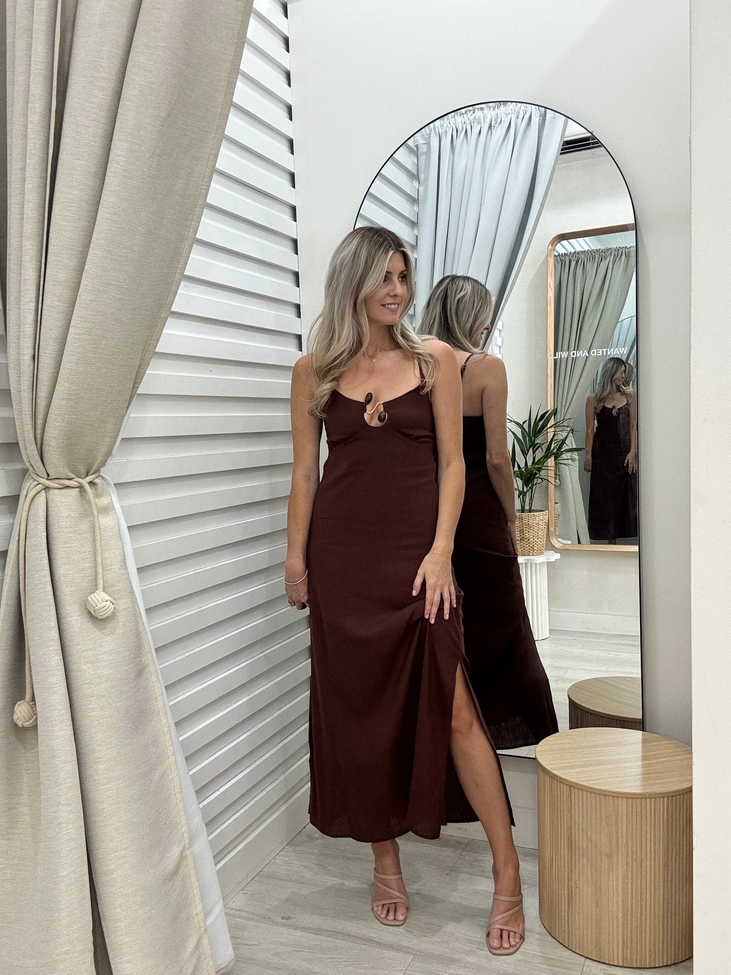 The Fortune Dress - Rust