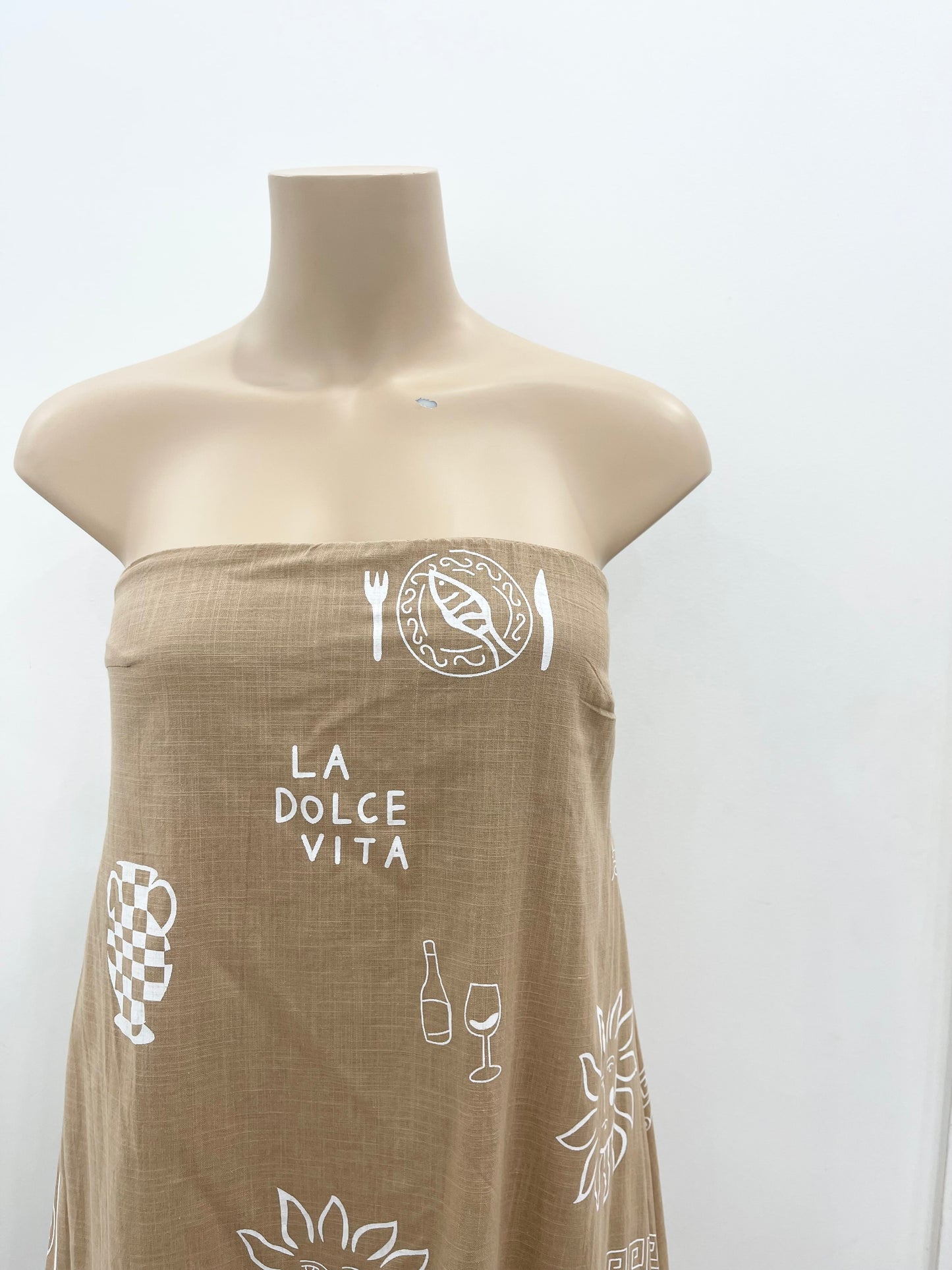 The La Dolce Vita Dress - Taupe