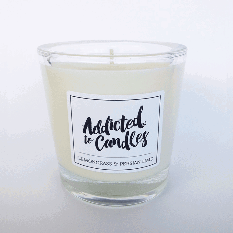 Addicted To Candles - Luxury Large Glass - WANTED AND WILD
