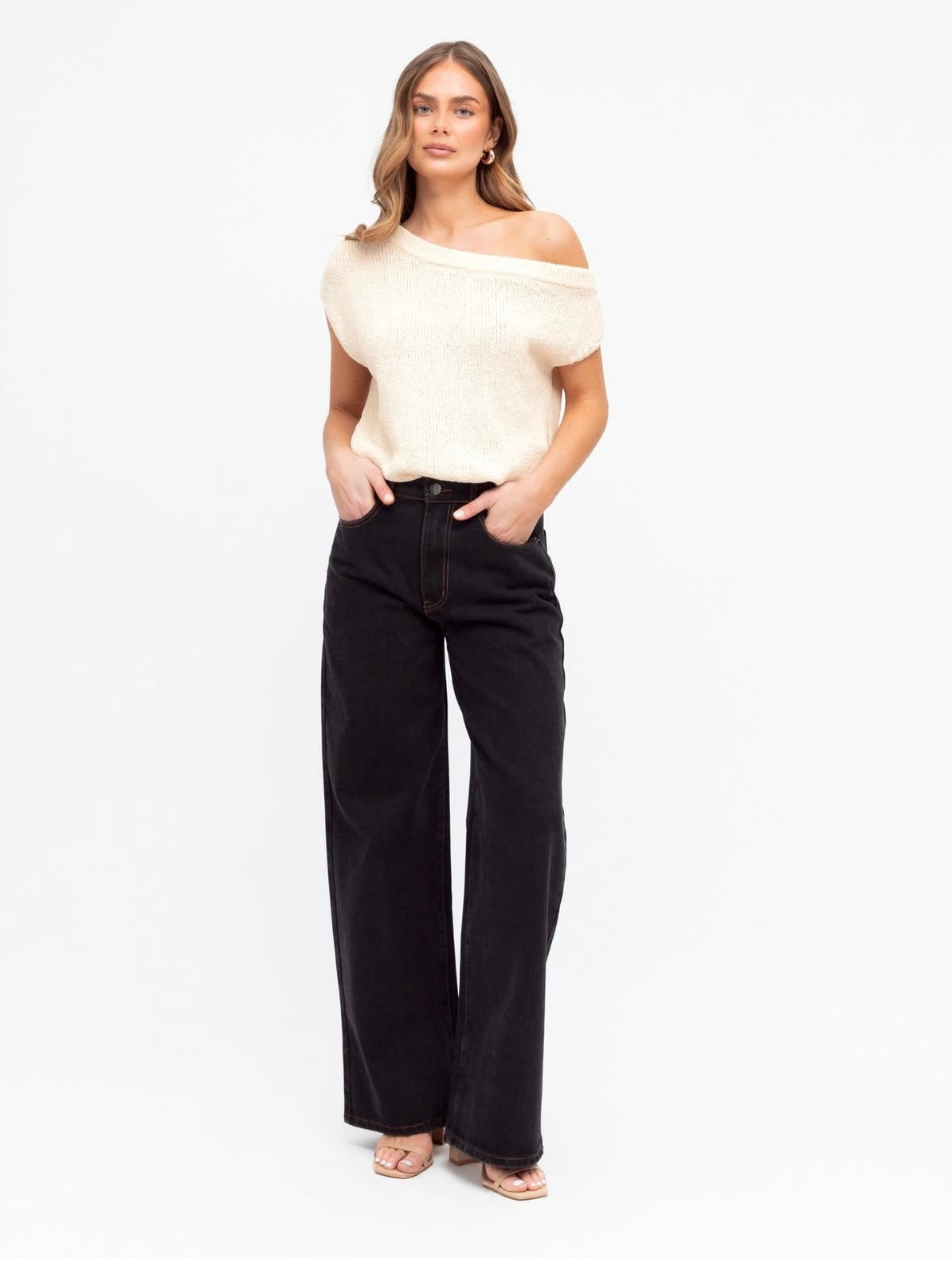 The Sienna Knit Top - Cream