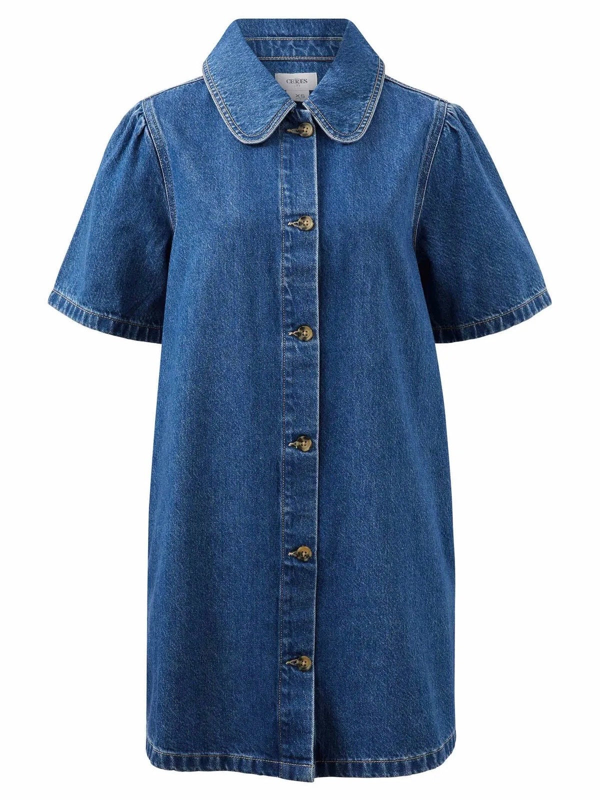 Sienna Denim Dress - Fresh Indigo