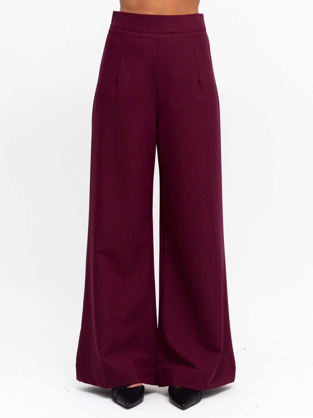 Luxe Suit Pants - Burgundy