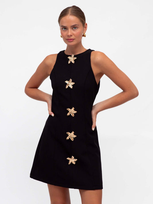 The Star Dress -  Black