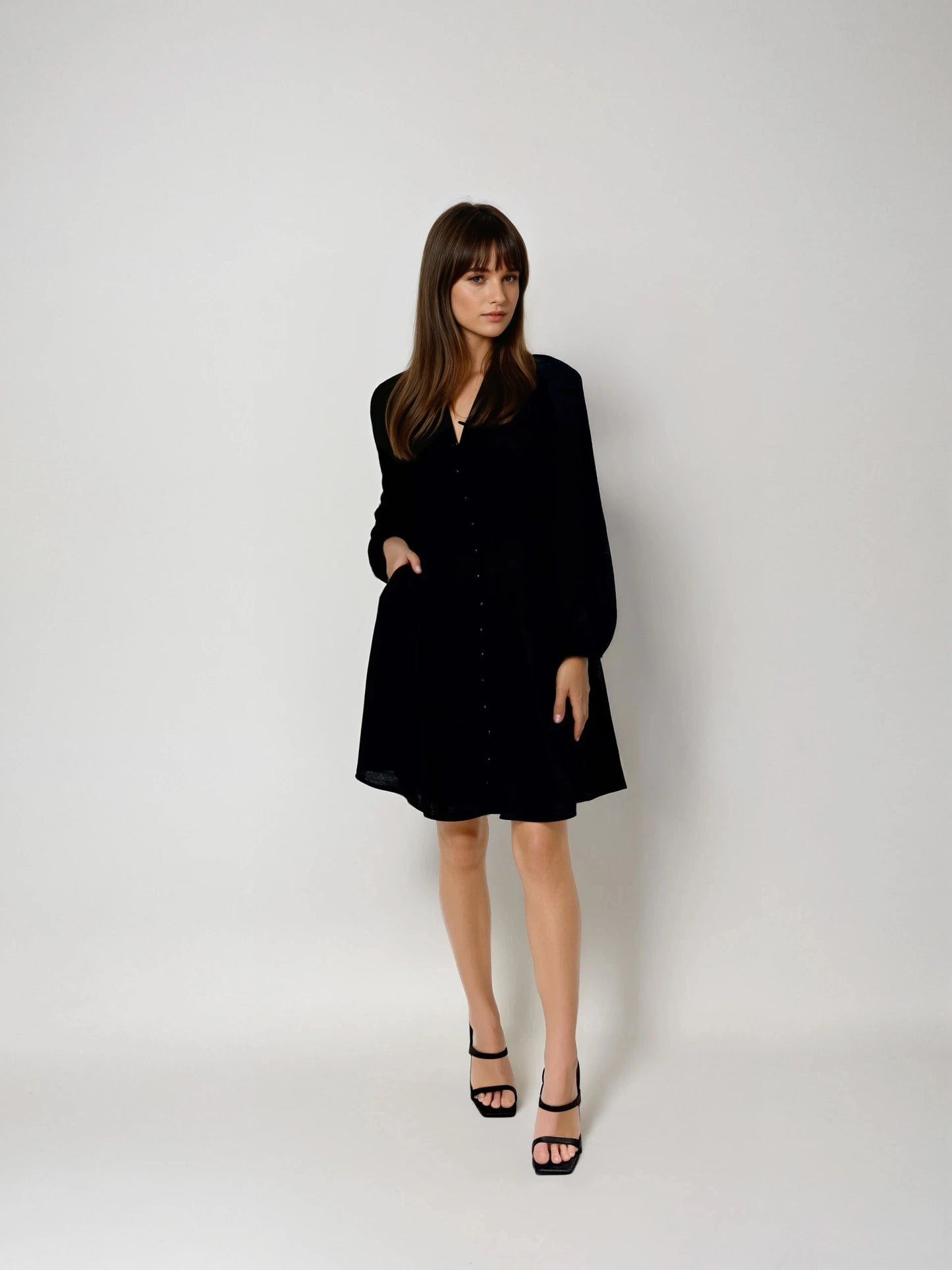 The Verona Dress - Black