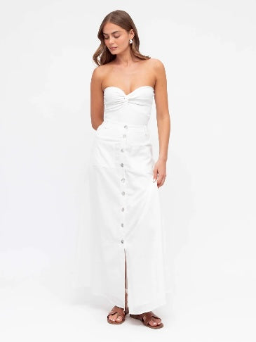 The Kylie Skirt - White
