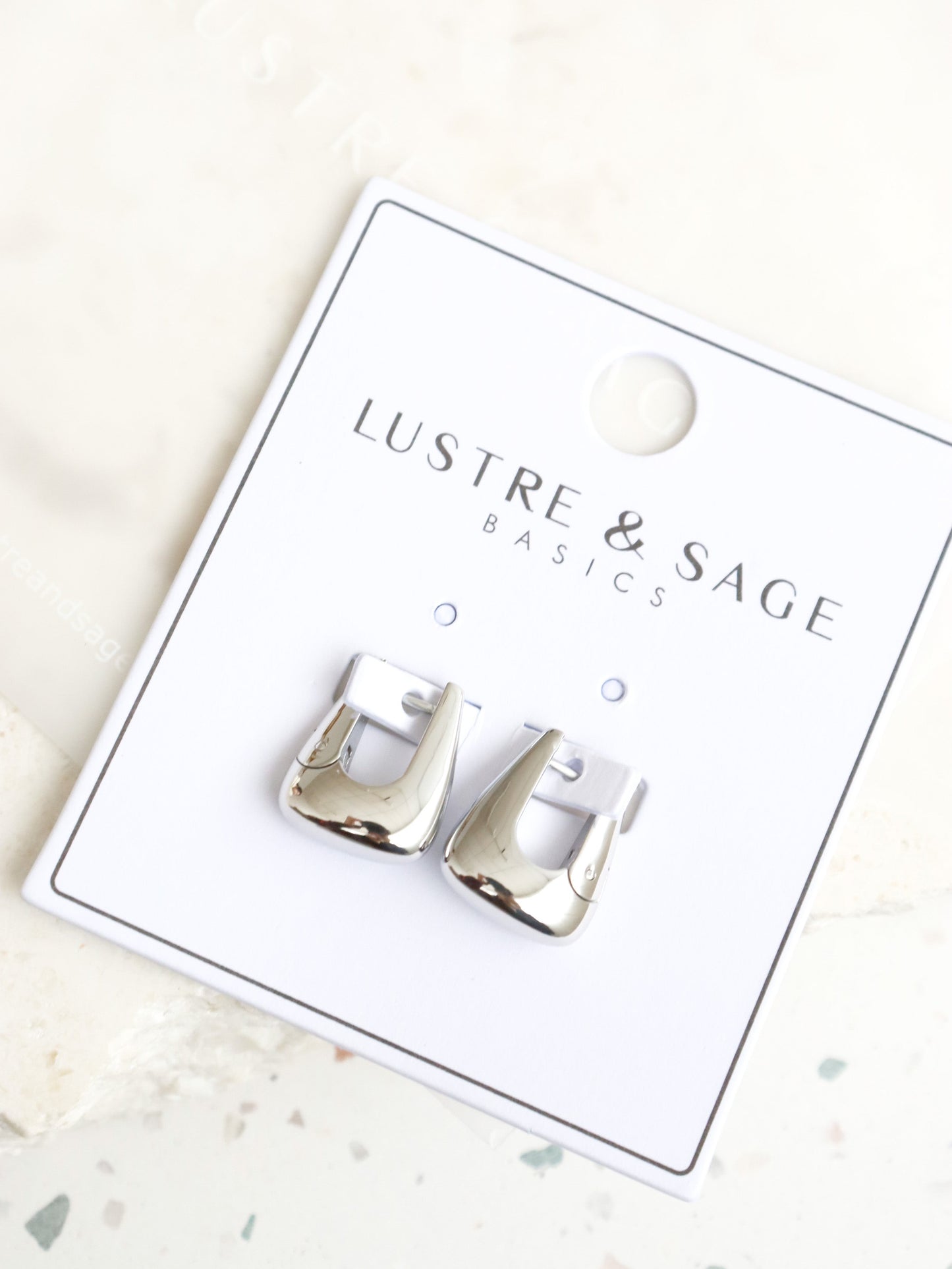 Capri Everyday Hoop Earring - Silver