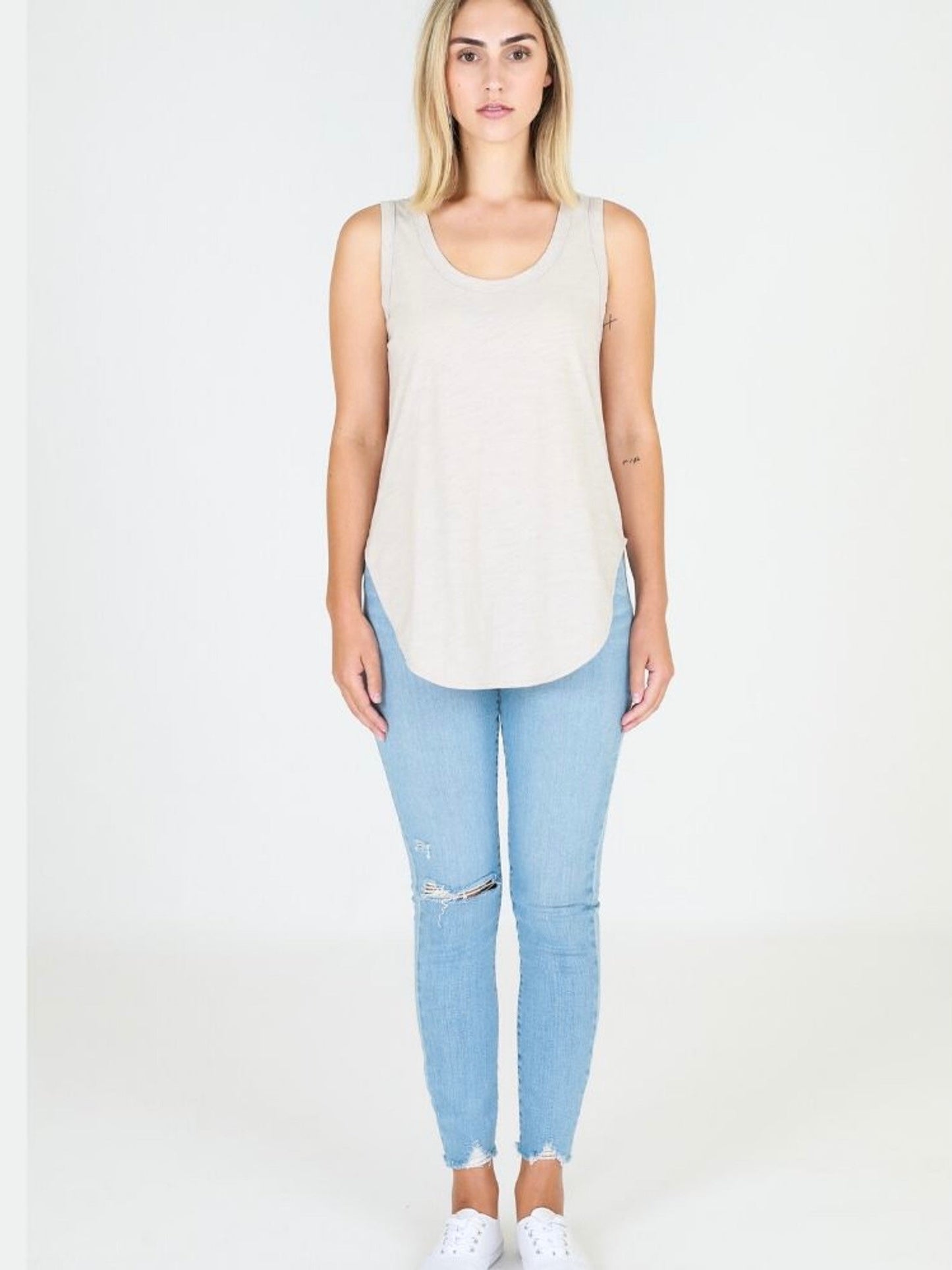 Fifi Tank - Stone - WANTED AND WILD