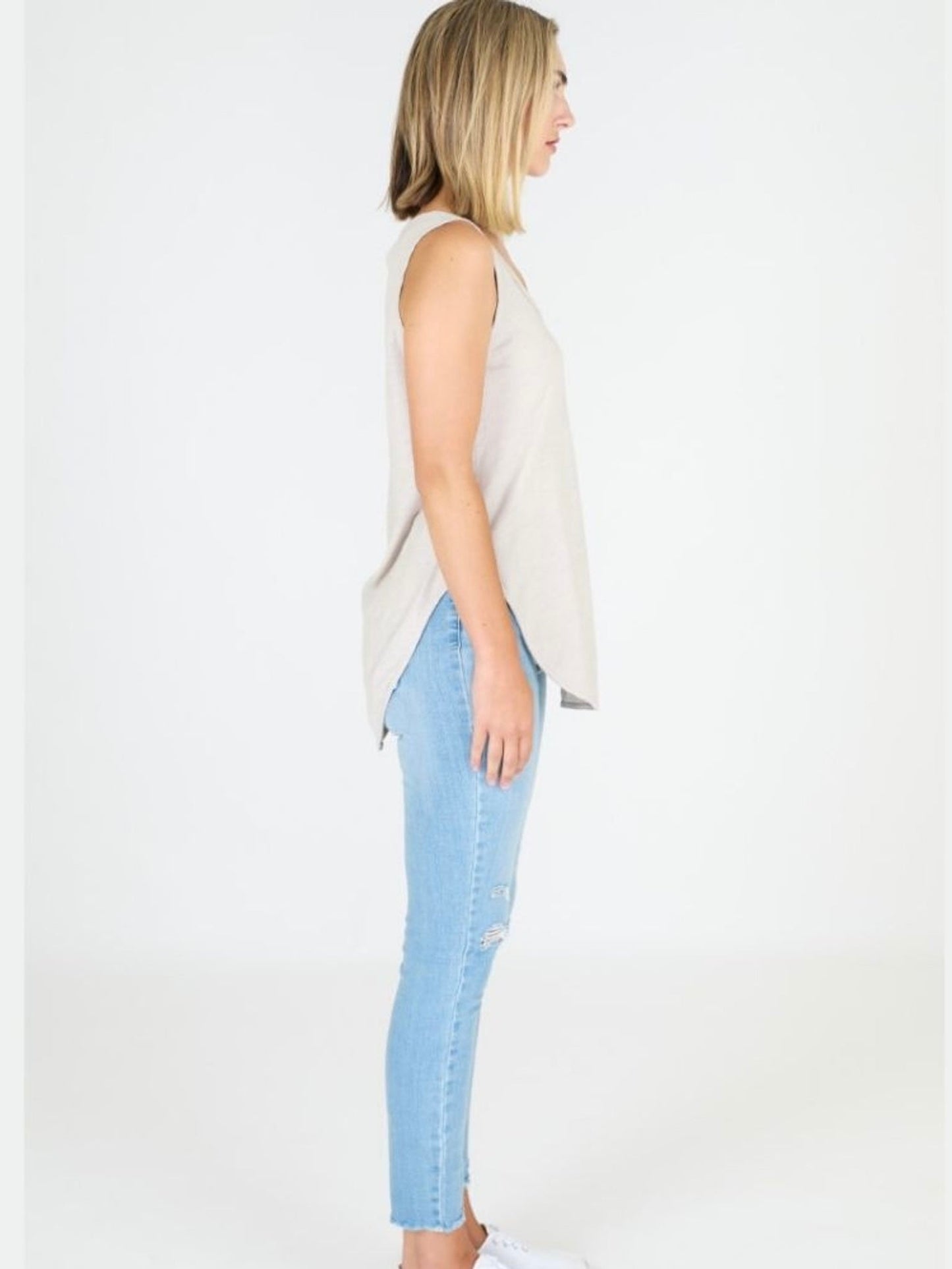 Fifi Tank - Stone - WANTED AND WILD