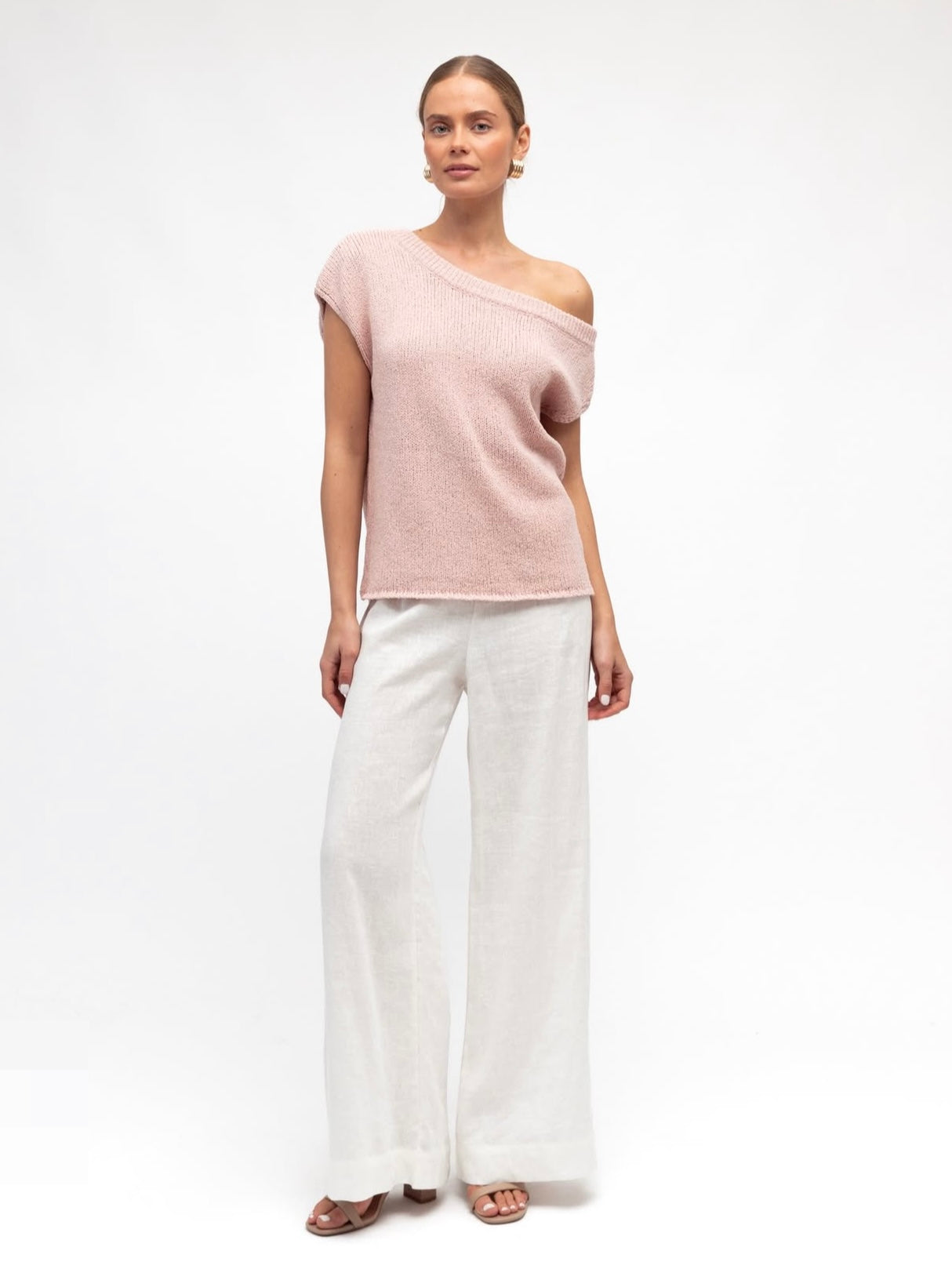 The Sienna Knit Top - Blush