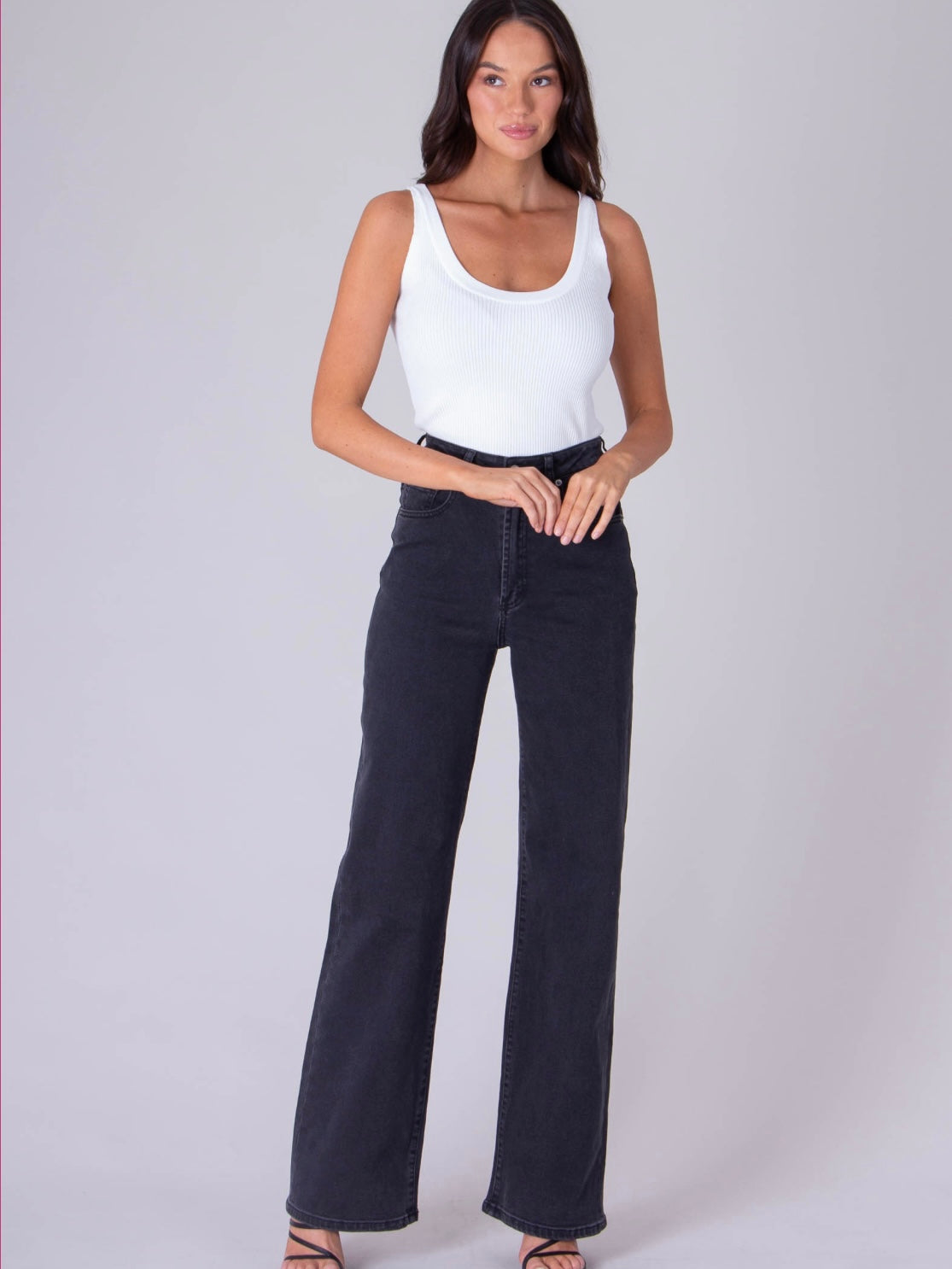 The Kendall Jeans - Vintage Black