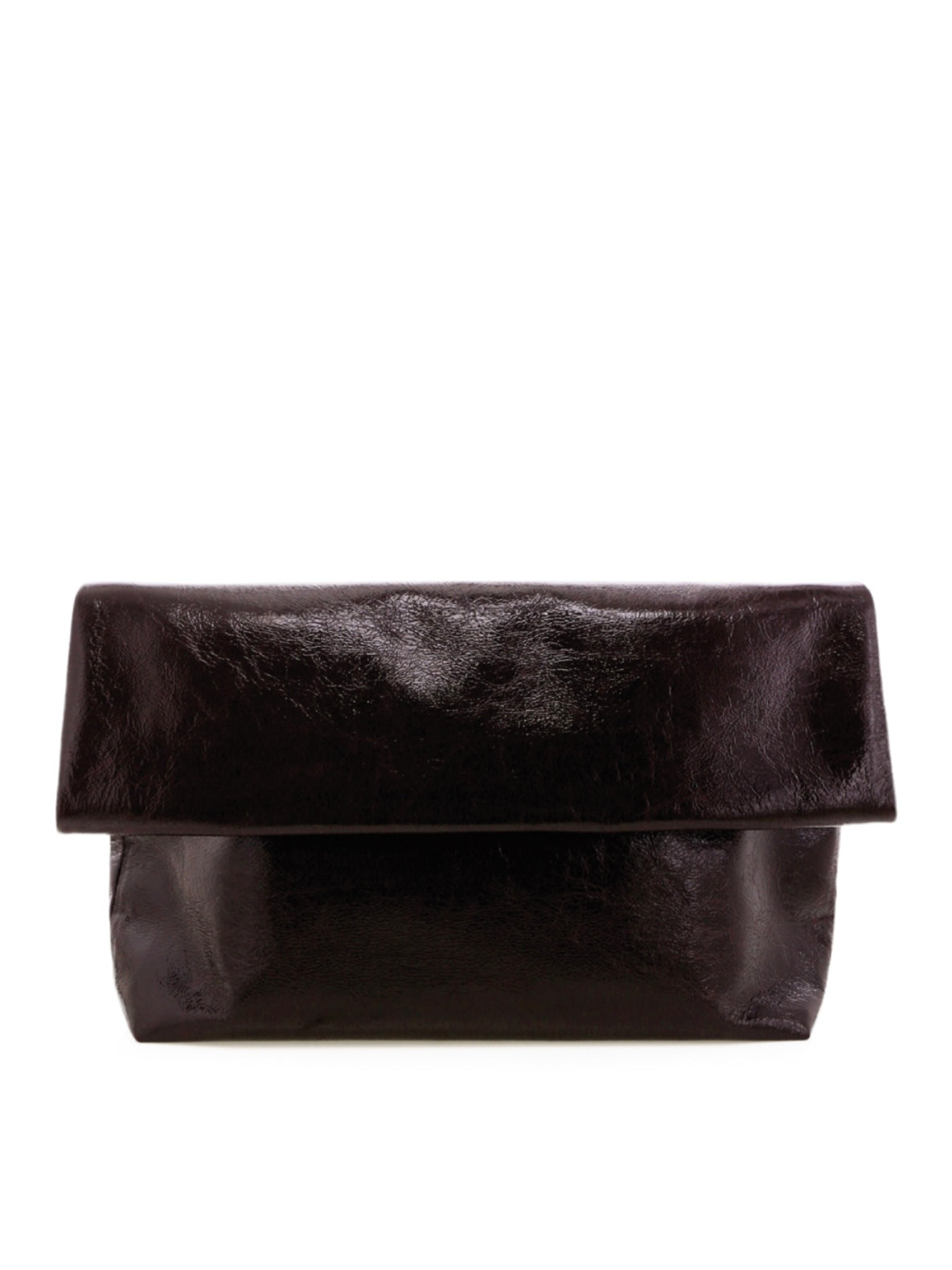 Rylee Clutch Bag - Merlot Crinkle