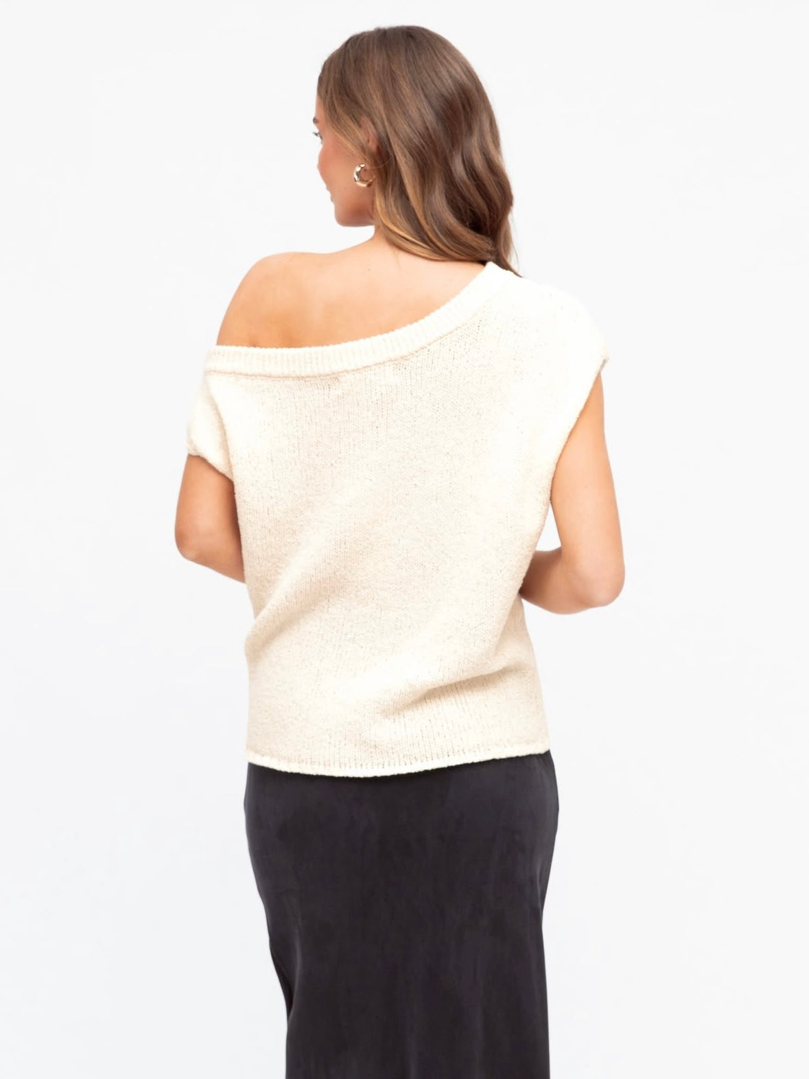 The Sienna Knit Top - Cream