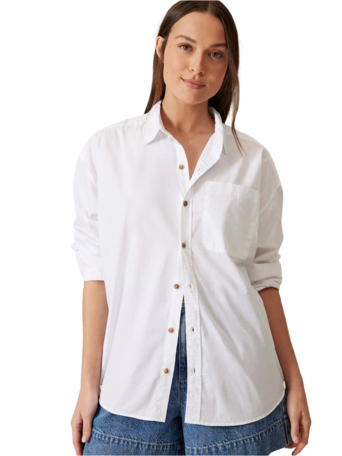 Ceres Life Oversized Shirt- White