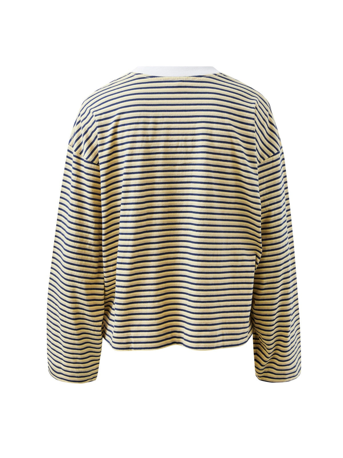 The Beau Long Sleeve Tee | Heritage Navy / Butter / Stone Stripe
