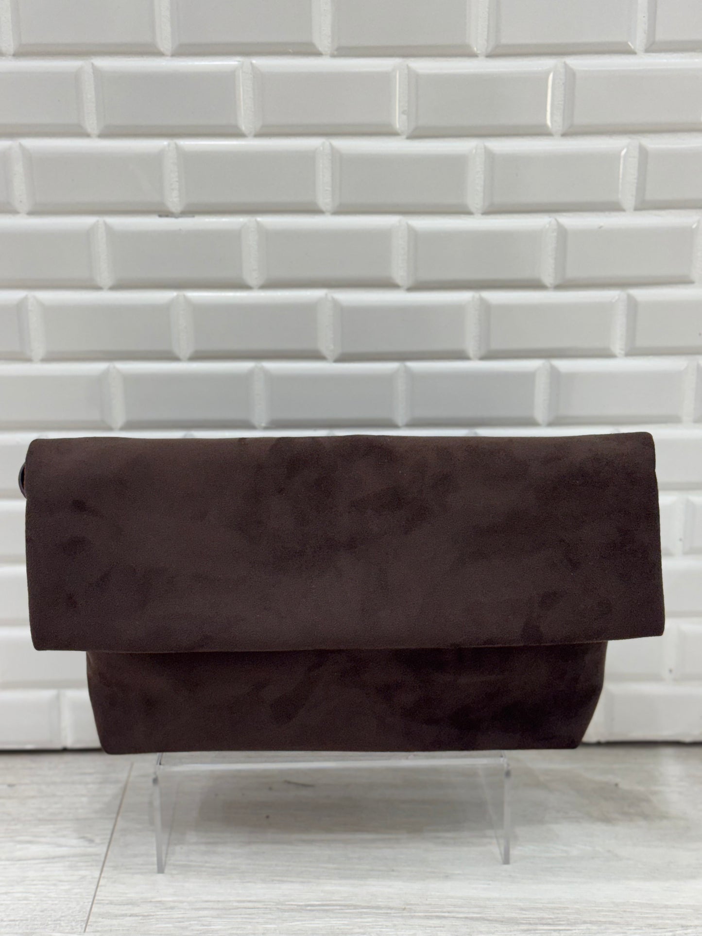 Rylee Clutch Bag - Cacao Brown