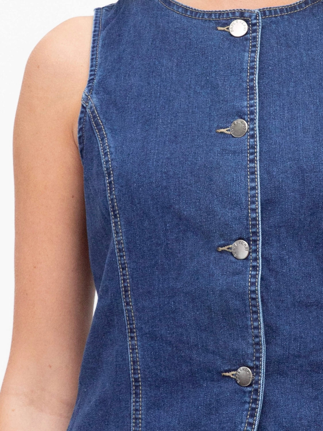 The Lily Vest  -  Dark Denim
