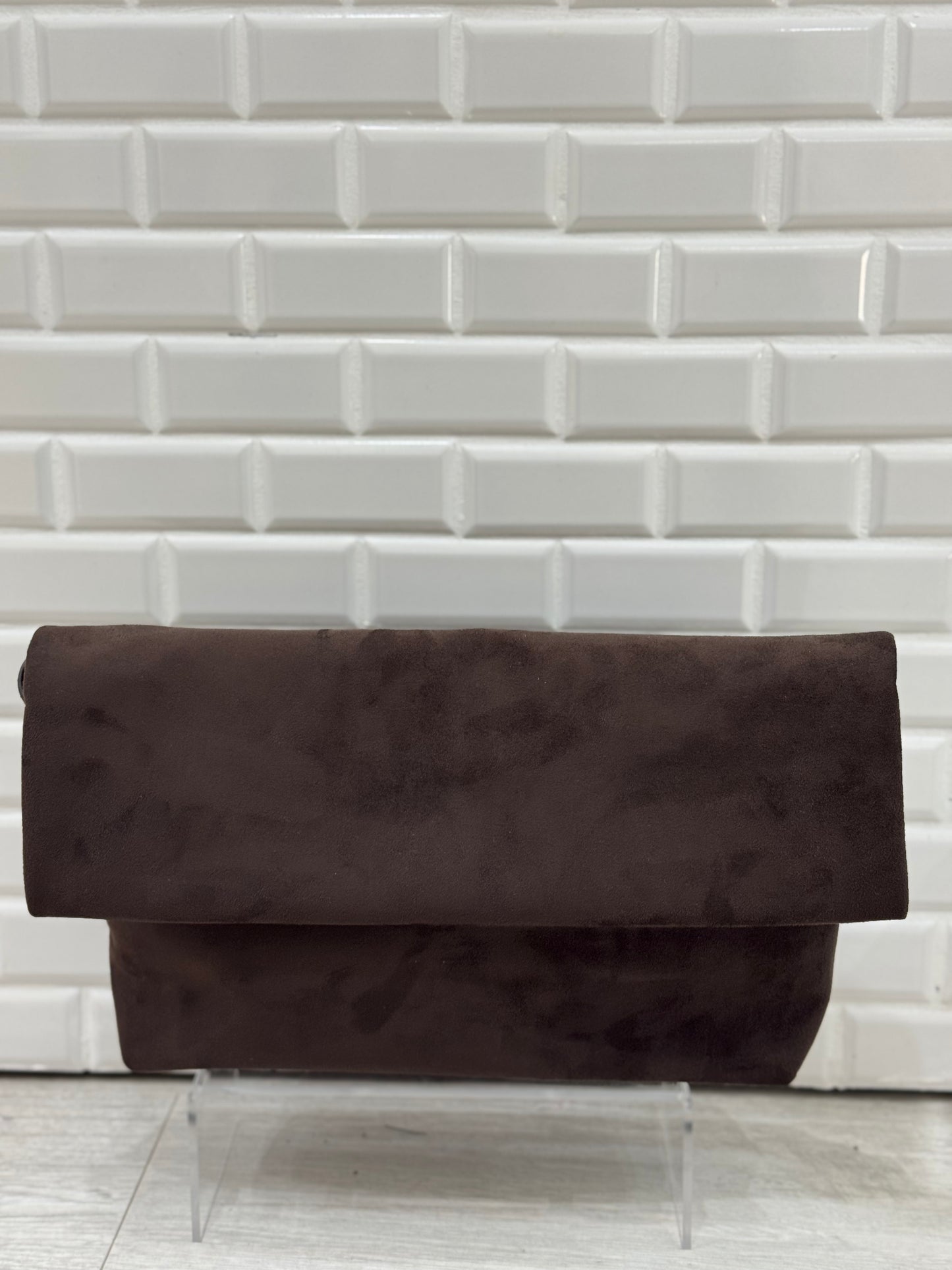 Rylee Clutch Bag - Cacao Brown