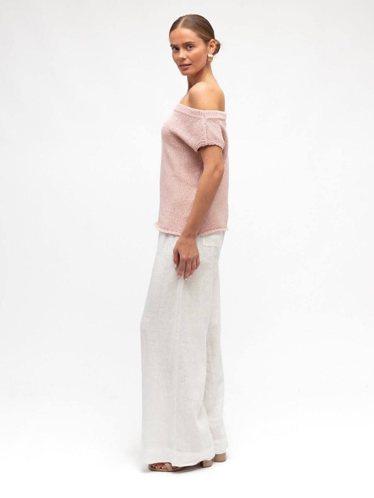 The Sienna Knit Top - Blush
