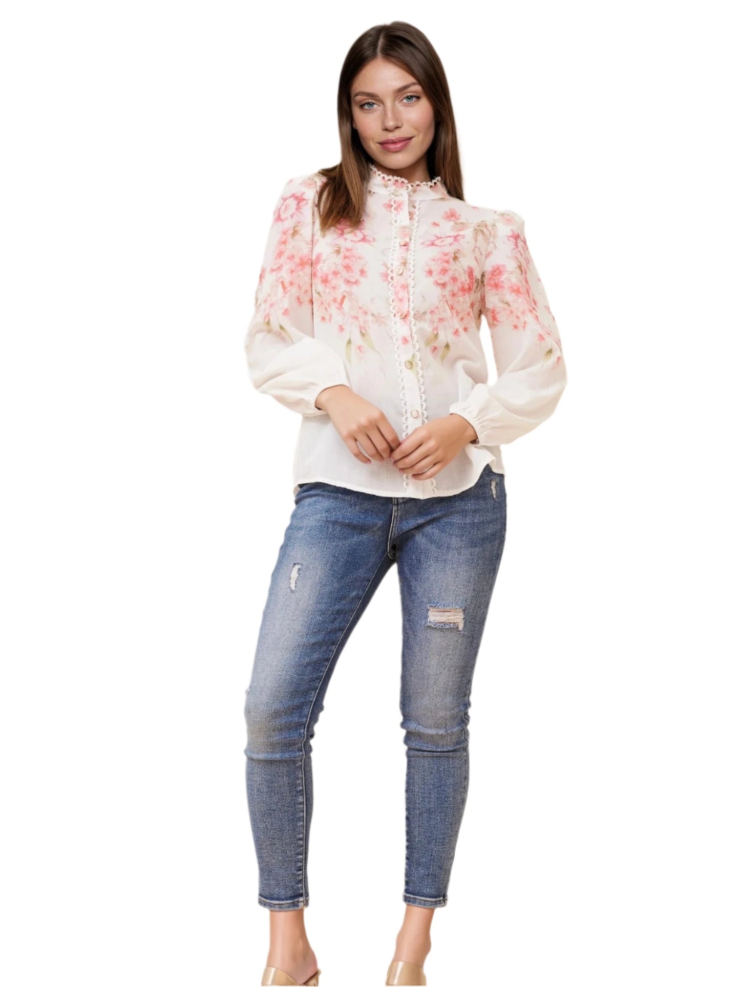The Evelyn Shirt - Floral