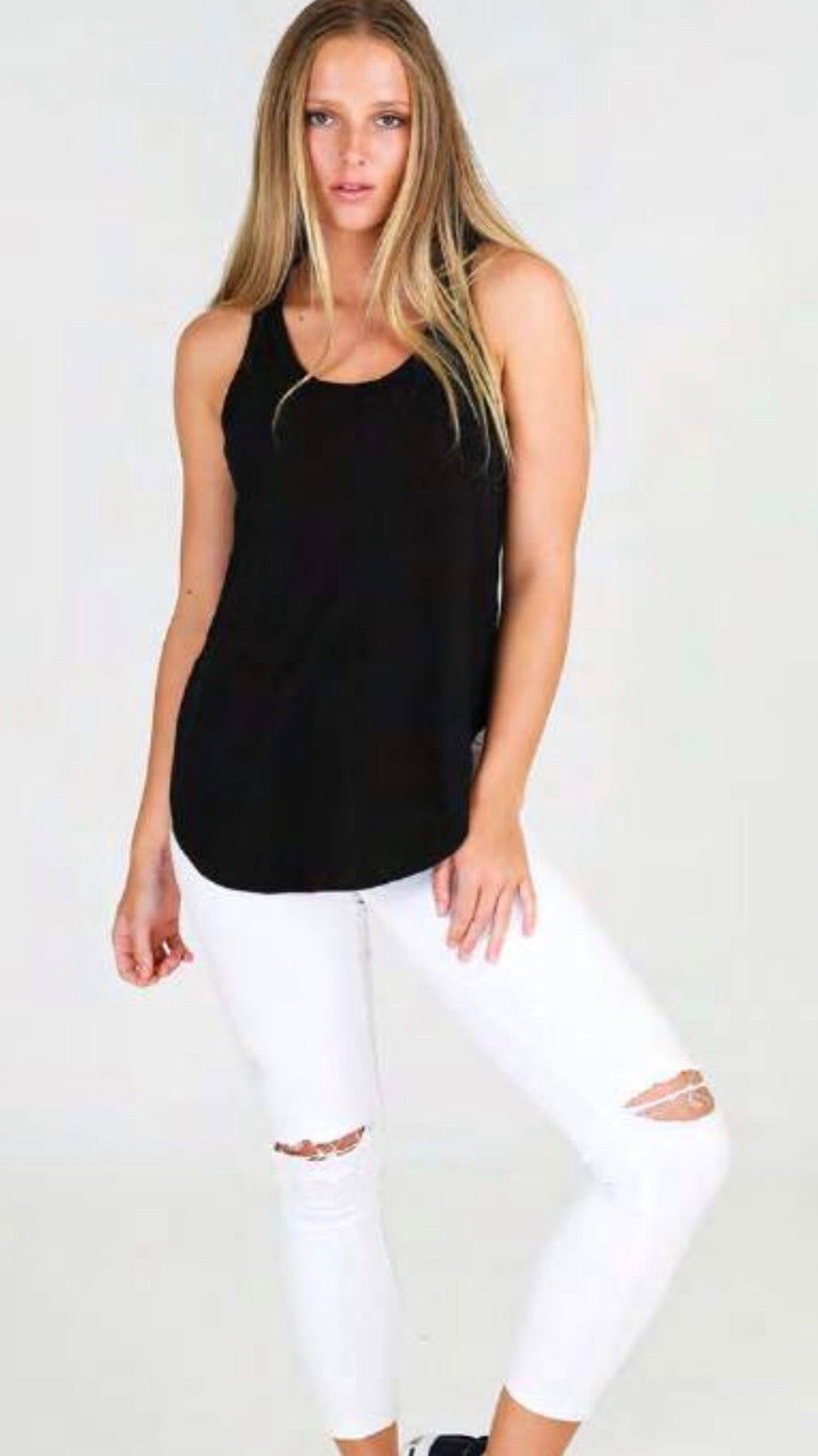 Hamilton 3rd Story Tank - Black - WANTED AND WILD