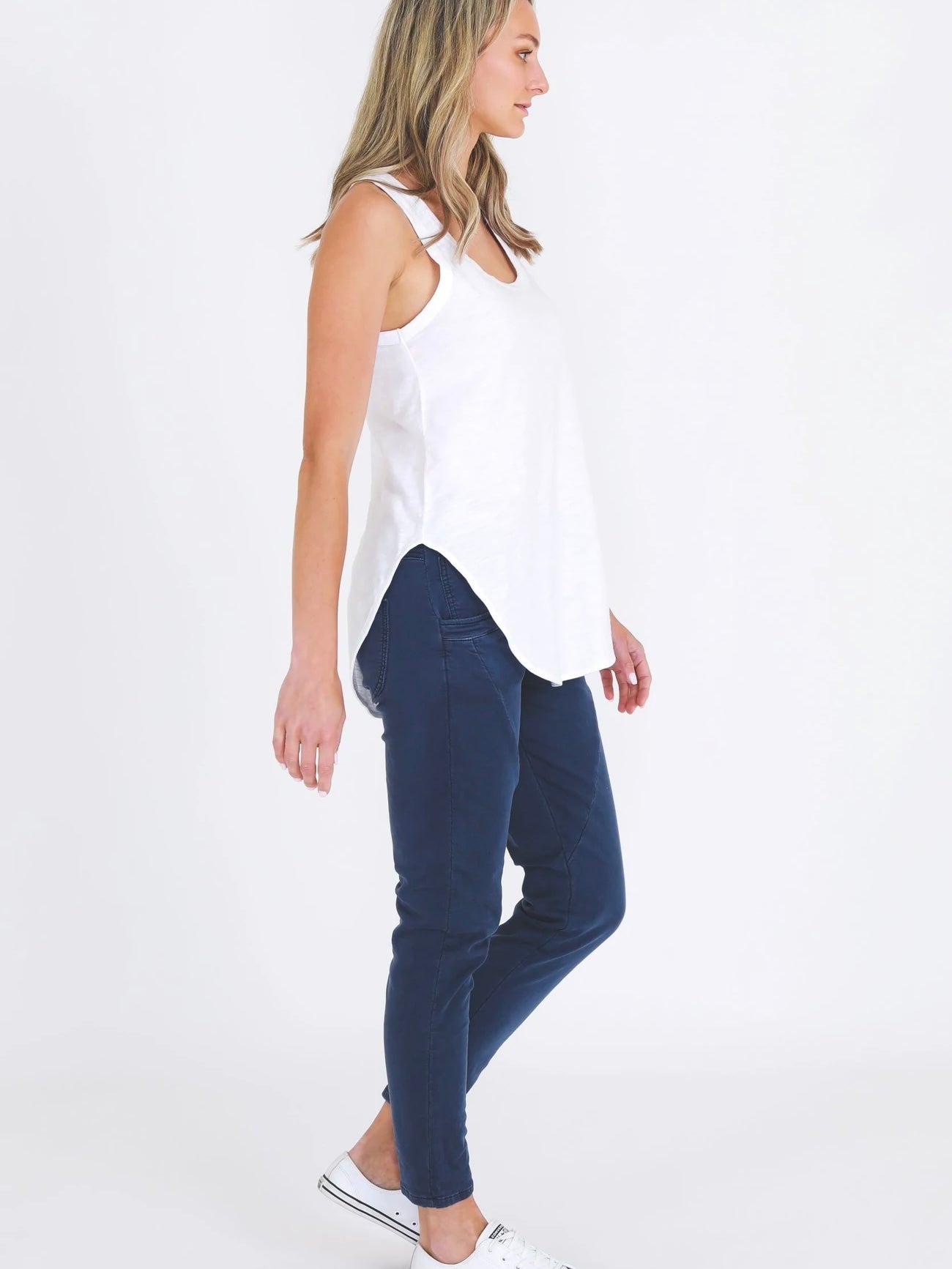 Hamilton 3rd Story Tank - White - WANTED AND WILD